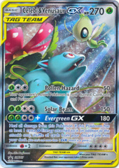 Celebi & Venusaur GX - SM167 - Alternate Art Promo -