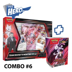 Pokemon Scarlet & Violet - Destined Rivals Build and Battle + Team Rockets Mewtwo EX box - COMBO 6