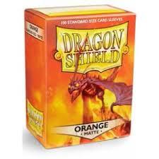 Dragon Shield Box of 100 in Matte Orange