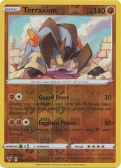 Terrakion - 092/185 - Holo Rare - Reverse Holo