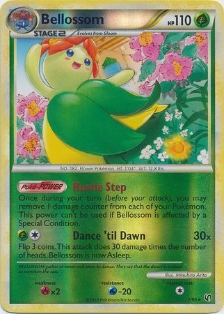 Bellossom - 1/90 - Holo Rare - Reverse Holo