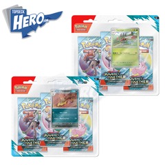 Pokemon Scarlet & Violet - Journey Together 3 Pack Blister Both - Yanmega and Scrafty