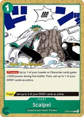 Scalpel - ST02-015 - C - (Super Pre-Release Stamp)