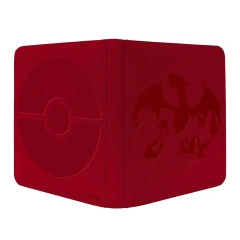 Ultra Pro Pokemon 12-Pocket Zippered PRO-Binder 480 cards  - Charizard Red