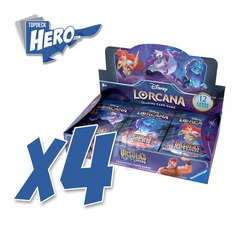 Disney Lorcana: Ursula's Return Illumineer's Booster Box CASE (4 Boxes)