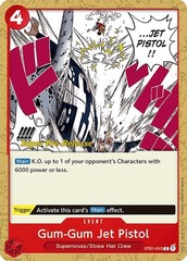 Gum-Gum Jet Pistol - ST01-015 - C - (Super Pre-Release Stamp)