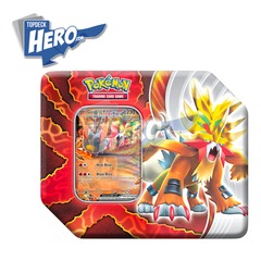 Pokemon Paradox Destinies Tin - Gouging Fire ex