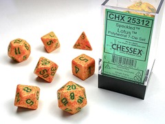 Speckled - Polyhedral 7-Dice Set - Lotus