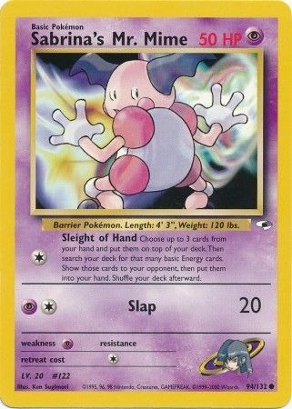 Sabrinas Mr. Mime - 94/132 - Common - Unlimited Edition