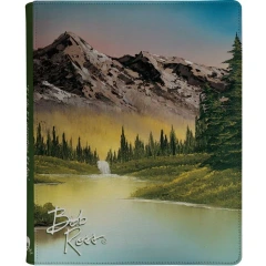 Ultra-pro 9 Pockets Zippered pro-Binder - Bob Ross Mighty Mountain Retreat