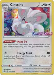 Cinccino - SWSH009 - Staff Pre-Release Promo