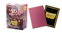 Dragon shield Dual Matte Sleeves: Red/Gold Special Anniversary Edition
