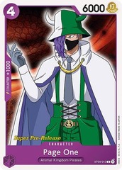 Page One - ST04-012 - C - (Super Pre-Release Stamp)