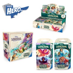 Disney Lorcana - Archazia's Island - COMBO #1 - Booster Box, Starter Decks (One of Each) and Trove