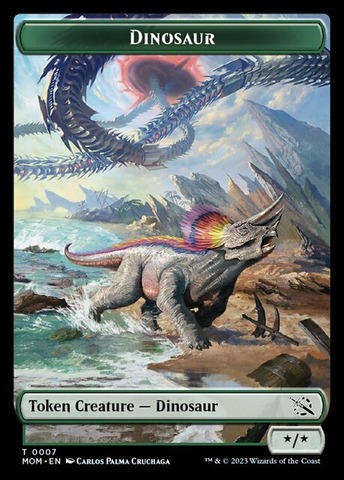 Dinosaur Token - Foil