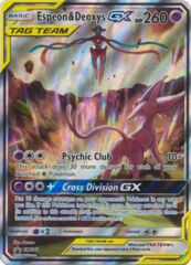 Espeon & Deoxys GX - SM240 - Alternate Art Promo
