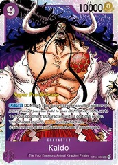 Kaido - ST04-003 - SR - (Super Pre-Release Stamp)