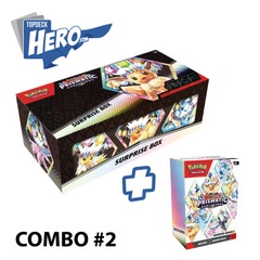 Pokemon Scarlet & Violet - Prismatic Evolution Booster Bundle + Surprise Box - COMBO 2