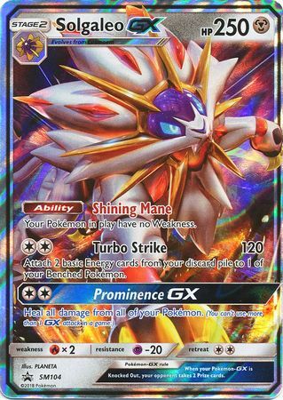 Solgaleo GX - SM104 - Promo