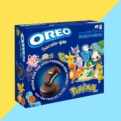 Pokemon - Socola-Pie Marshmallow Oreo - Chocolat (360G)