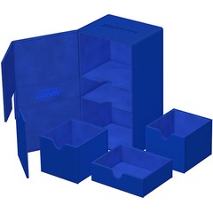 TWIN FLIP N TRAY DECK CASE MONOCOLOR BLUE