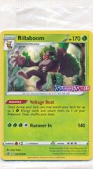 Rillaboom - SWSH006 - Staff Sword & Shield Pre-Release Promo Pack of 4 Cards