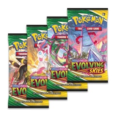 Sword & Shield - Evolving Skies Booster Pack Complete Art Set
