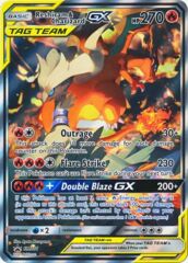 Reshiram & Charizard GX - SM201 - Alternate Art Promo