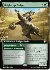 Brightcap Badger - Extended Art