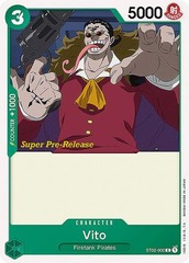 Vito - ST02-002 - C - (Super Pre-Release Stamp)
