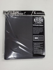 KL Distribution - 12 Pocket Zippered Black Binder 480 Cards