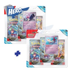 Scarlet & Violet - Stellar Crown 3 Pack Blisters - Tinkaton + Latias