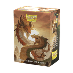 Dragon shield Dual Art Sleeves: Wood Snake Dragon