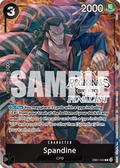 Spandine (Offline Regional Finalist Card Set 2025 Vol.1) - EB01-043 - R - Foil