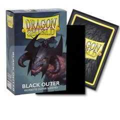 Dragon Shield - Black Outer - 100 Matte Outer Sleeves