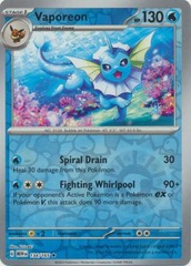 Vaporeon - 134/165 - Rare - Reverse Holo