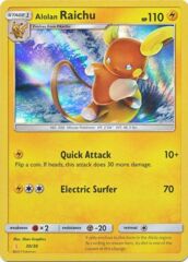 Alolan Raichu - 30/30 - SM Trainer Kit (Alolan Raichu)