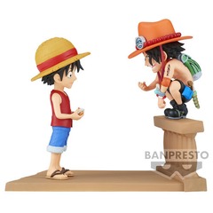 Bandai Namco - Collectable One Piece Monkey D. Luffy & Portgas D. Ace Figurine