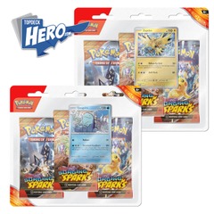 Scarlet & Violet - Surging Sparks 3 Pack Blisters - Quagsire + Zapdos