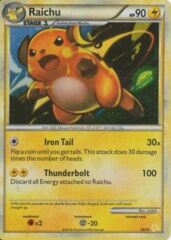 Raichu - 30/30 - HGSS Trainer Kit (Raichu) (Holo)