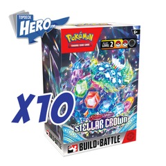 Scarlet & Violet - Stellar Crown Build and Battle Box (Set of 10)