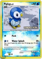 Piplup - 93/130 - Reverse Holo BK Promo