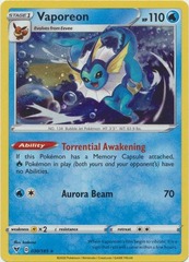 Vaporeon - 030/185 - Alternate Holo Promo