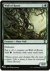 Wall of Roots - Streets of New Capenna Commander