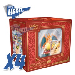 Pokemon Charizard EX Super-Premium Collection **Case (4 Units)**
