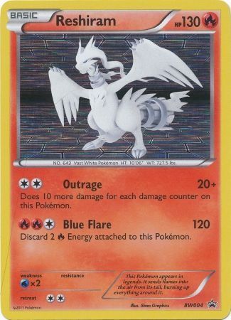 Reshiram - BW004 - Promotional