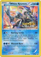 White Kyurem - XY128 - Staff Pre-Release Promo