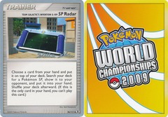 Team Galactic's Invention G-109 SP Radar - 96/111 - Stephen Silvestro 2009 WC Card