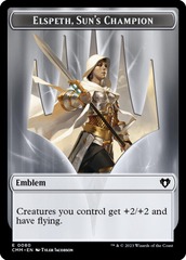 Elspeth, Sun's Champion Emblem // Copy Token - 0080 // 0055