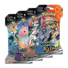 Sun & Moon - Cosmic Eclipse Sleeved Booster Pack (Complete Art Set)